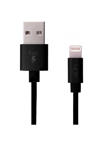 K550 Apple iPhone Uyumlu Lightning USB Örgü Şarj Kablosu