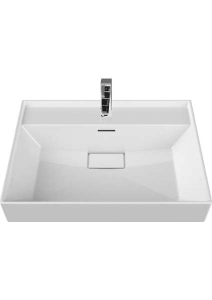 Seramik Sharp Etajerli Lavabo 60 x 48 cm