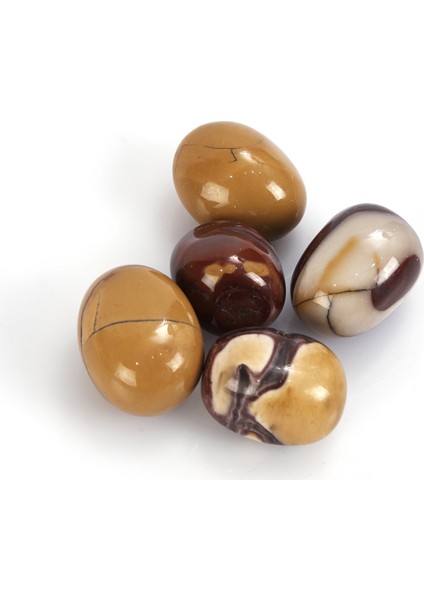 Mookaite Jasper Tamburlanmış Parça Stres Taşları