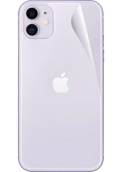 Apple iPhone 11 Pro Max Arka Tam Ekran Kaplayıcı Film Zum Body Şeffaf