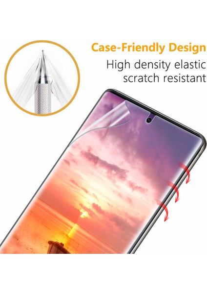 Samsung Galaxy Note 10 Plus Ön Tam Ekran Kaplayıcı Film Zum Body Şeffaf indirimleri