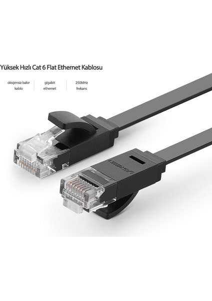 CAT6 Flat Ethernet Kablosu 1 Metre fiyatları