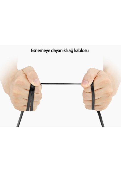CAT6 Flat Ethernet Kablosu 1 Metre indirimleri