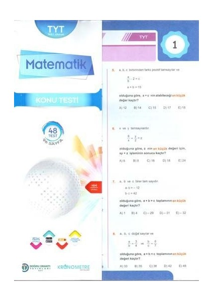TYT Matematik Konu Testi