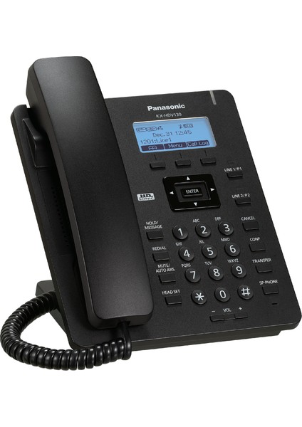 KX-HDV130 Siyah IP/SIP Telefon