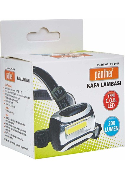 PT-5018 LED Kafa Kamp Lambası