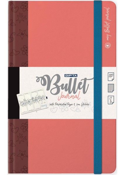 164-Psk Bullet Journal Noktalı Tarihsiz Günlük, 13 x 21