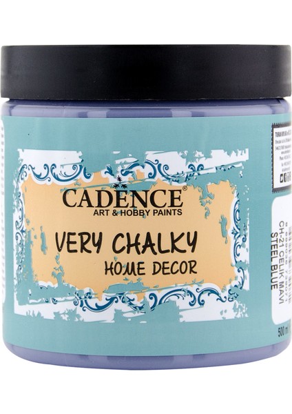 Very Chalky Mobilya Boyası 500 ml CH21 Çelik Mavi