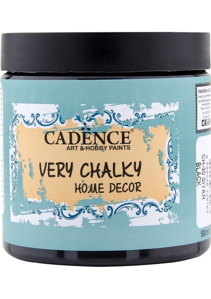 Very Chalky Mobilya Boyası 500 ml CH30 Siyah