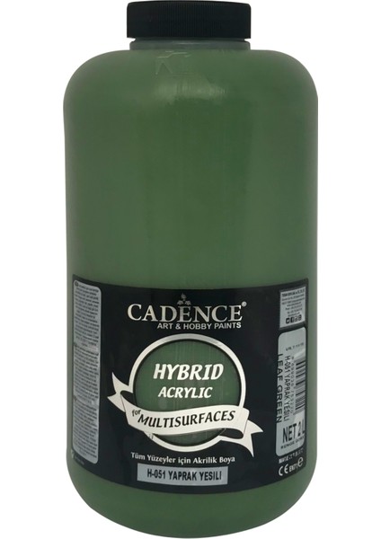Hibrit Multisurface Boya 2 Litre H051 Yaprak Yeşili