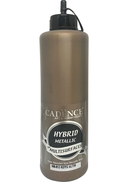 Hibrit Metalik Boya 500 ml HM813 Koyu Altın