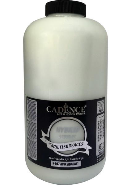 Hibrit Multisurface Boya 2 Litre H047 Açık Adaçayı