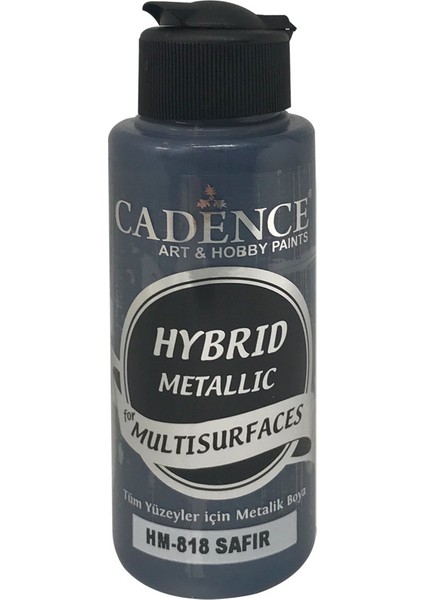 Hibrit Metalik Multisurface Boya 120 ml HM818 Safir