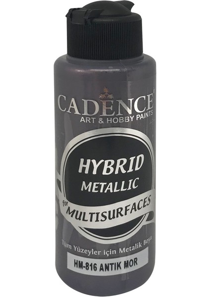 Hibrit Metalik Multisurface Boya 120 ml HM816 Antik Mor
