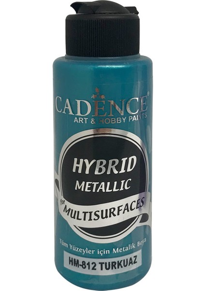 Hibrit Metalik Multisurface Boya 120 ml HM812 Turkuaz
