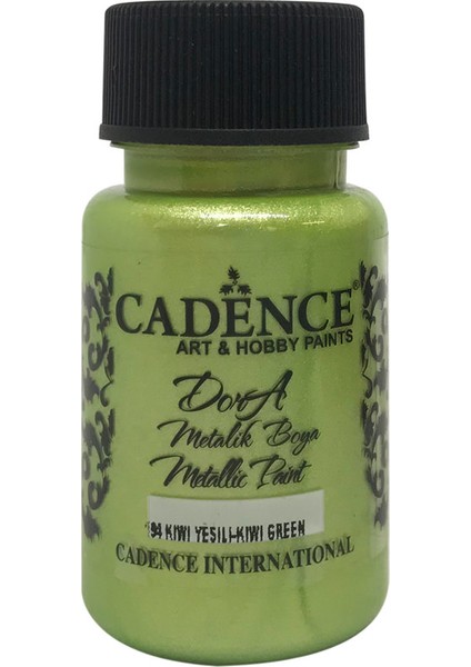 Dora Metalik Boya 50 ml 194 Kivi Yeşil