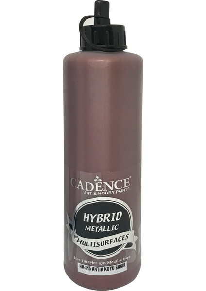 Hibrit Metalik Boya 500 ml HM815 Antik Koyu Bakır
