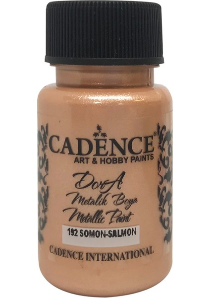 Dora Metalik Boya 50 ml 192 Somon