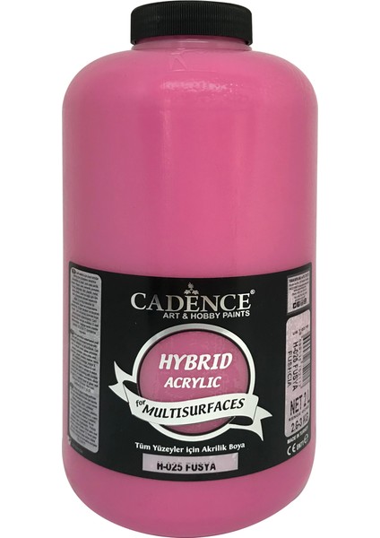 Hibrit Multisurface Boya 2 Litre H025 Fuşya