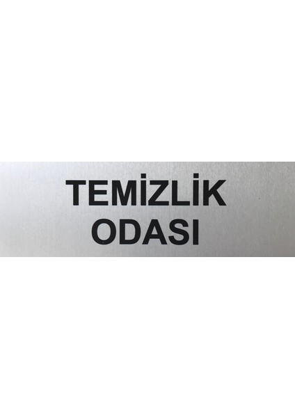 Se -Dizayn Temizlik Odası Tabelası Kapı Yönlendirme Levhası 15 cm X 5 cm