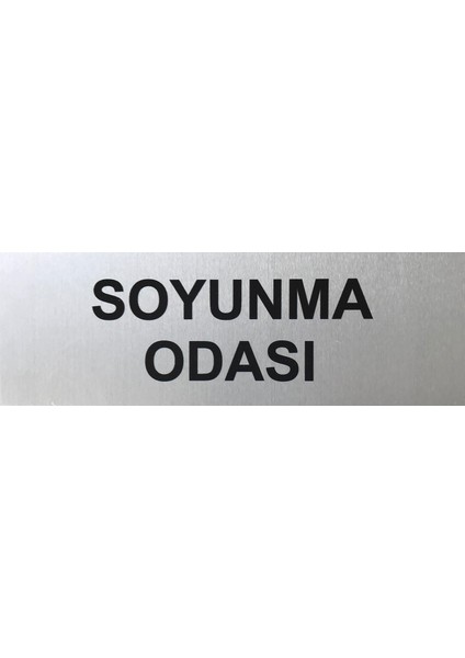 Se -Dizayn Soyunma Odası Tabelası Kapı Yönlendirme Levhası 15 cm X 5 cm