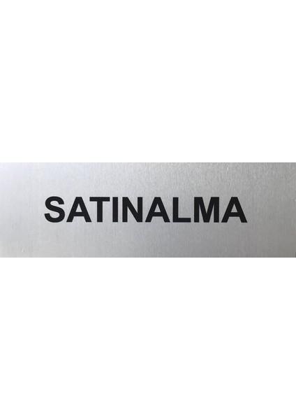 Se -Dizayn Satınalma Tabelası Kapı Ve Duvar Yönlendirme Levhası 15 cm X 5 cm
