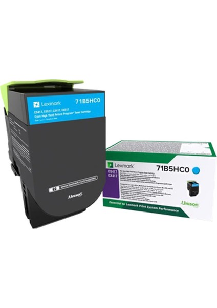 Cs417Dn Uyumlu Toner 3500 Sayfa Mavi