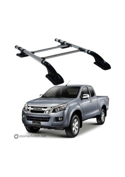 Isuzu D-Max Pick-Up Shark Tavan Çıtası Portbagaj (2012 Sonrası)I