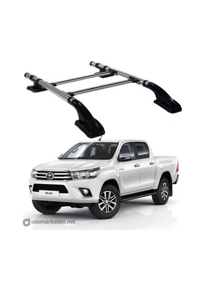 Toyata Hilux Tavan Çıtası Port Bagaj Silver 2015 Sonrası