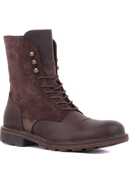 Kahverengi Süet Deri Fermuarlı Erkek Bot fiyatları