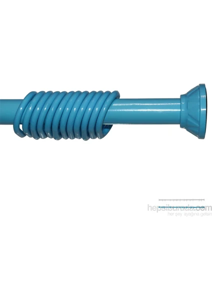 Banyo Duş Perde Borusu 120cm-210cm Mavi