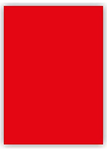 1061 Fon Kartonu 160 g 50 x 70 cm No: 61 Kırmızı 100'lü Paket
