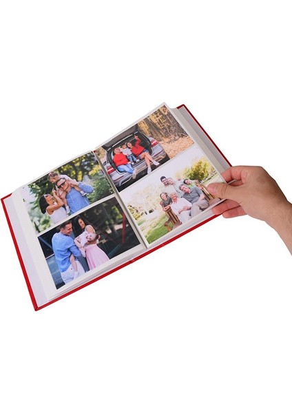 10 x 15 Ebatında 200'lük Pencereli Deri Fotoğraf Albümü Beyaz fiyatları