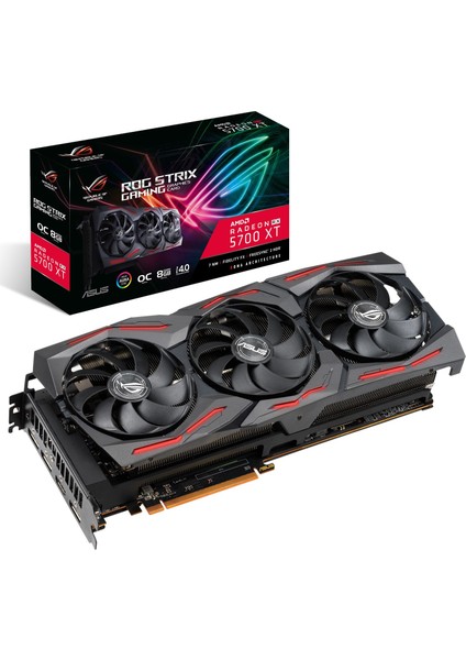 Strix AMD RX5700 XT OC Gaming 8GB 256Bit GDDR6 DX(12) PCI-E 3.0 Ekran Kartı (STRIX-RX5700XT-O8G-GAMING)