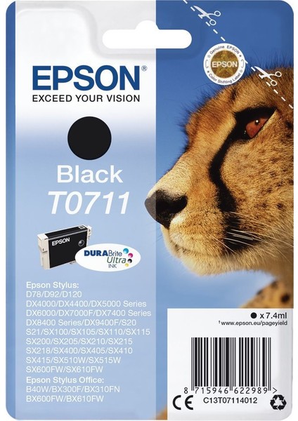 T0711 Kartuş Siyah