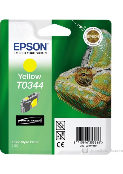 T0344 Kartuş Sarı