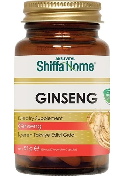 Aksuvital Shiffa Home Kırmızı Ginseng