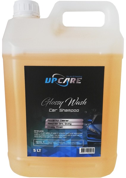 Glossy Wash Car Shampoo - Ekstra Parlak Araç Şampuanı 5lt