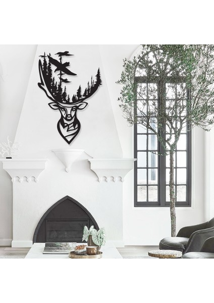 Deer Forest Metal Tablo