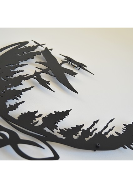 Deer Forest Metal Tablo