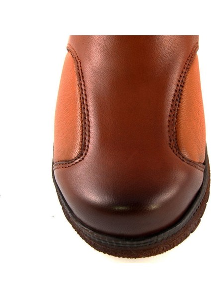 25652 Kadın Taba Deri Comfort Bot fırsatları