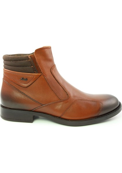 31664 Erkek Taba Deri Comfort Bot