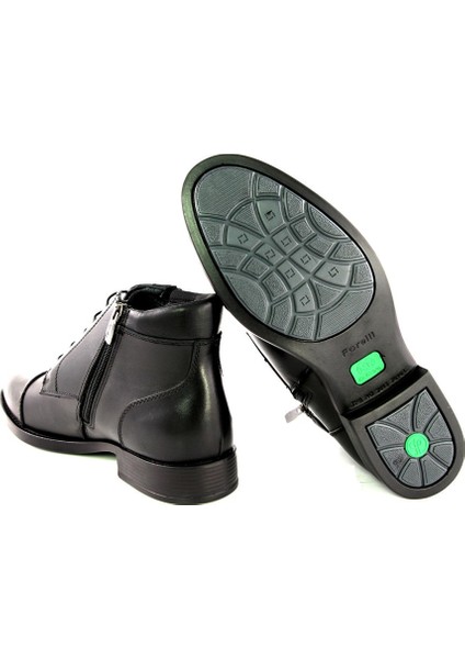 31687 Yünlü Erkek Siyah Deri Comfort Bot fırsatları