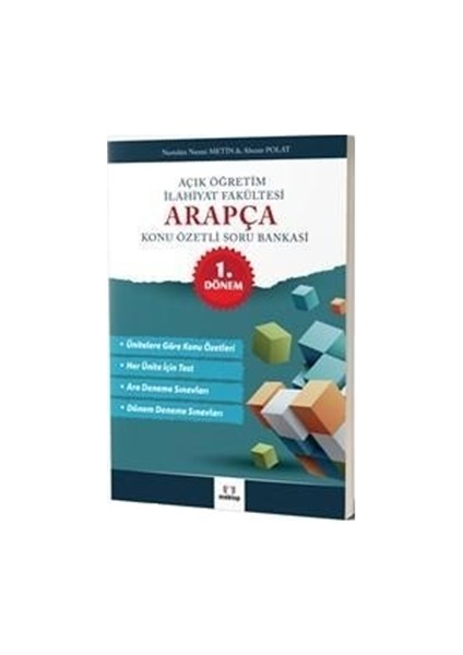 Açık Öğretim İlahiyat Fakültesi Arapça Konu Özetli Soru Bankası