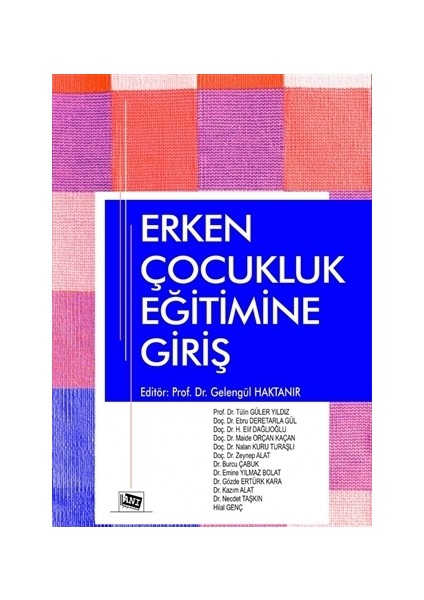 Erken Çocukluk Eğitimine Giriş