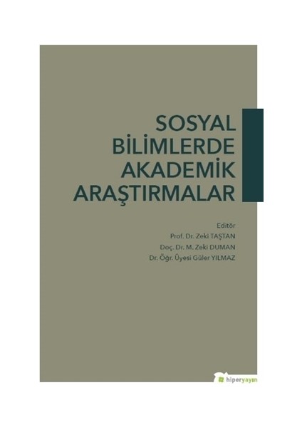 Sosyal Bilimlerde Akademik Araştırmalar