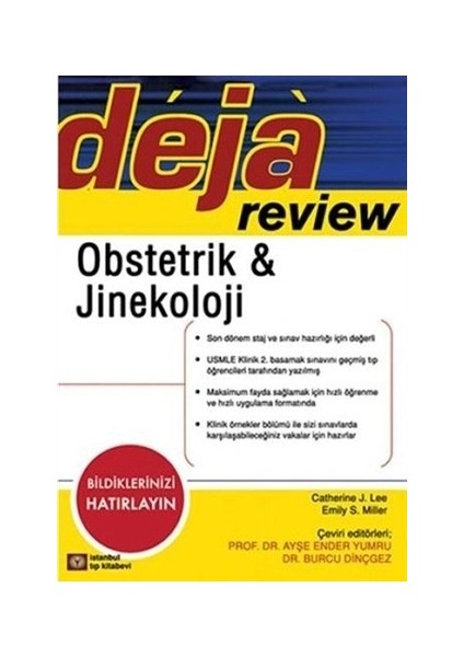 Deja Review - Obstetrik ve Jinekoloji
