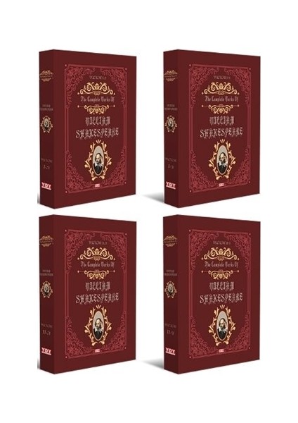 The Complete Works Of  William  Shakespeare (4 Kitap Takım)