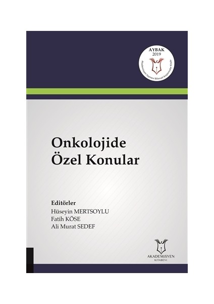 Onkolojide Özel Konular