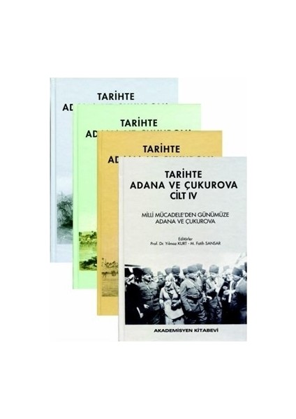 Tarihte Adana ve Çukurova (4 Cilt Takım)